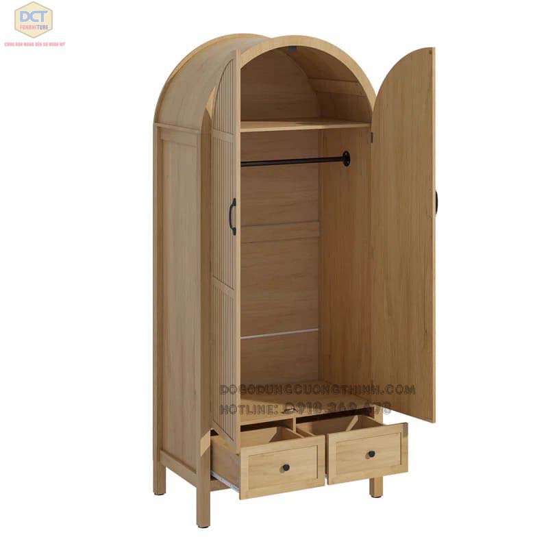 Mẫu tủ áo nhỏ xinh TA45